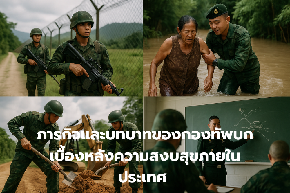 ภารกิจและบทบาทของกองทัพบก เบื้องหลังความสงบสุขภายในประเทศ